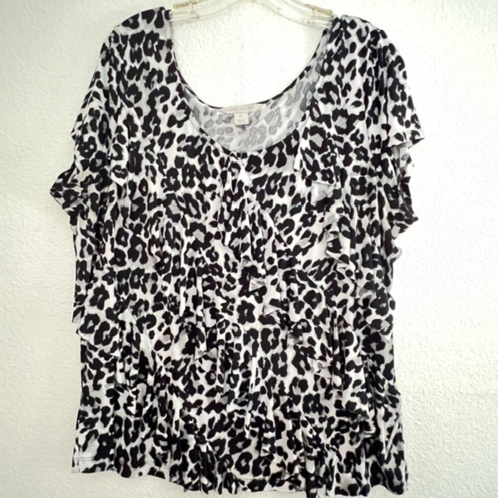 Laura Ashley Womens Sleeveless Top Plus Size XL